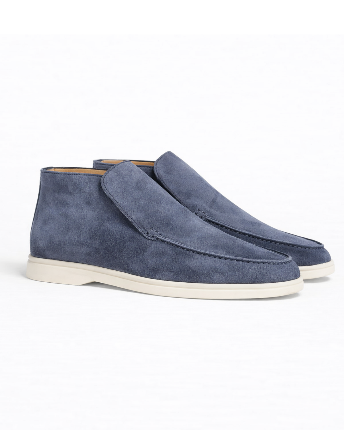 Cannes Suede High Loafers