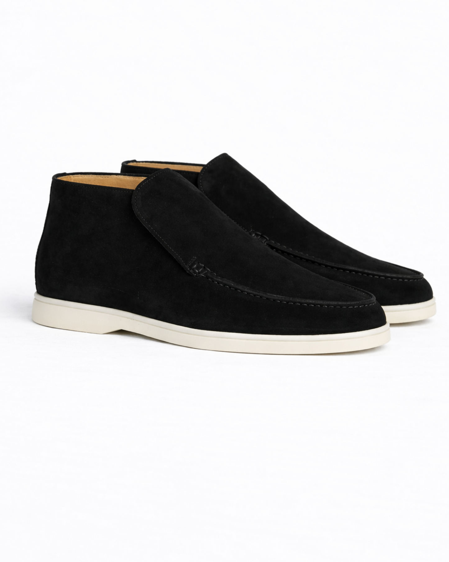 Cannes Suede High Loafers
