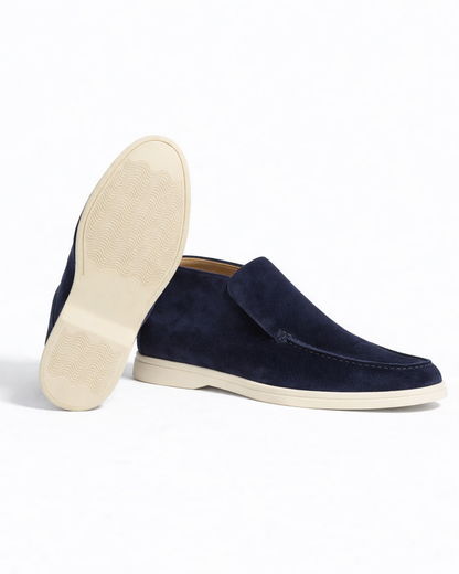 Cannes Suede High Loafers