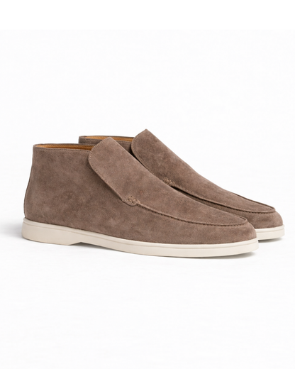 Cannes Suede High Loafers