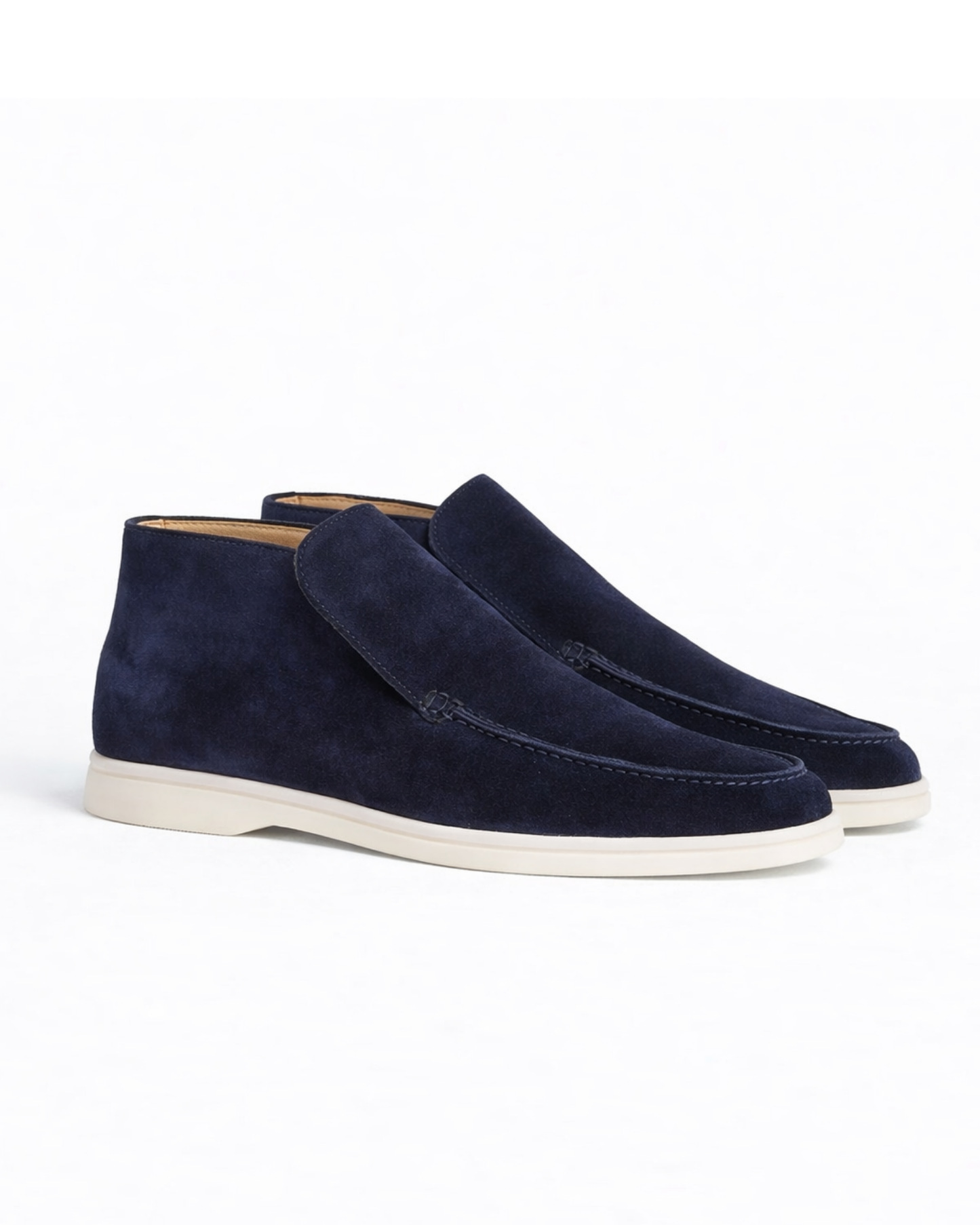Cannes Suede High Loafers