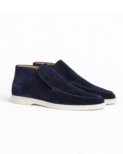 Cannes Suede High Loafers