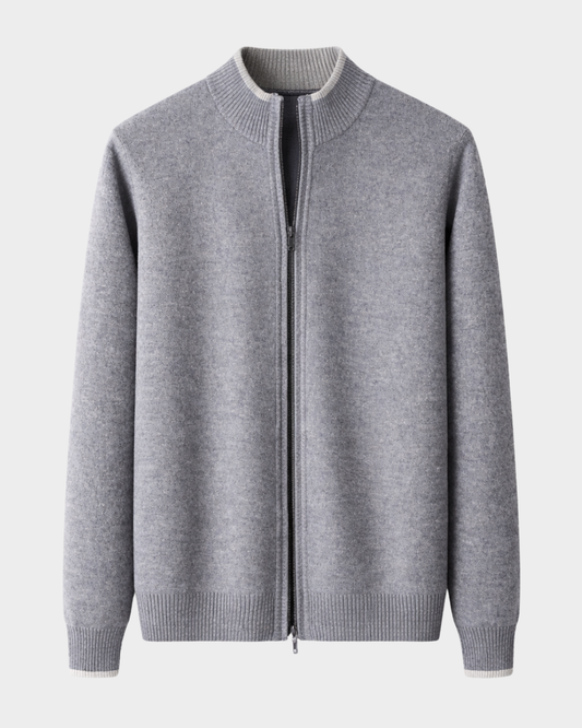 Merino Wool Zip Up