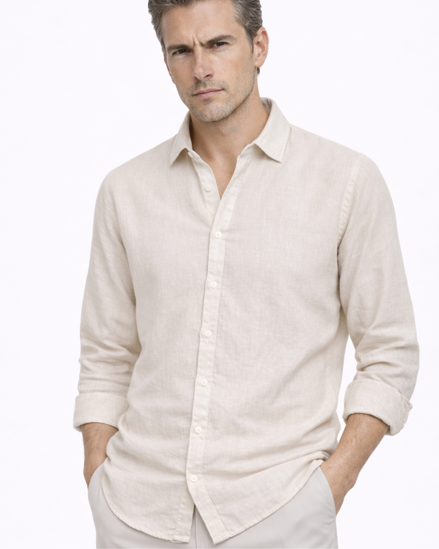 Capri, 100% Linen Shirt
