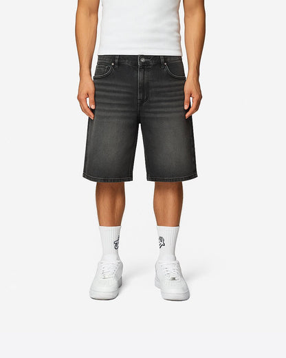 SUEDE HILLS® Denim Jorts "Phantom Black"