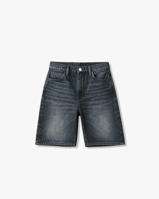 SUEDE HILLS® Denim Jorts "Phantom Black"