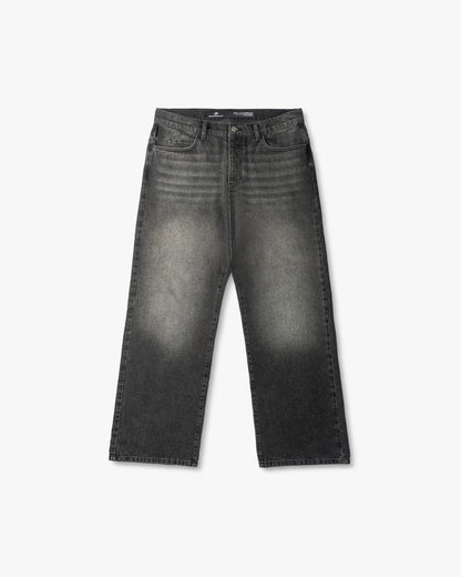 SUEDE HILLS® Denim "Phantom Black" with Print