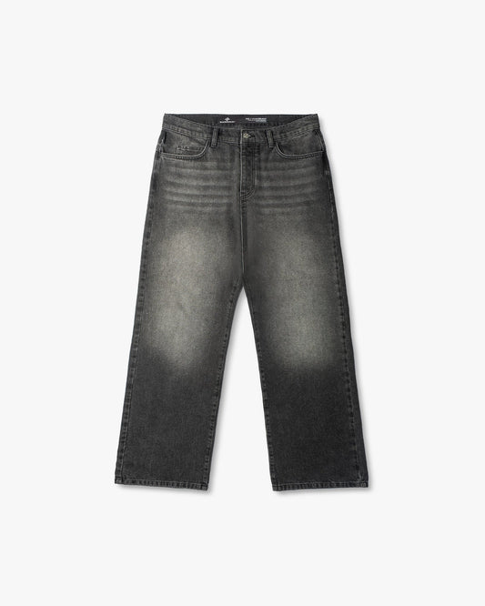 SUEDE HILLS® Denim "Phantom Black" with Print