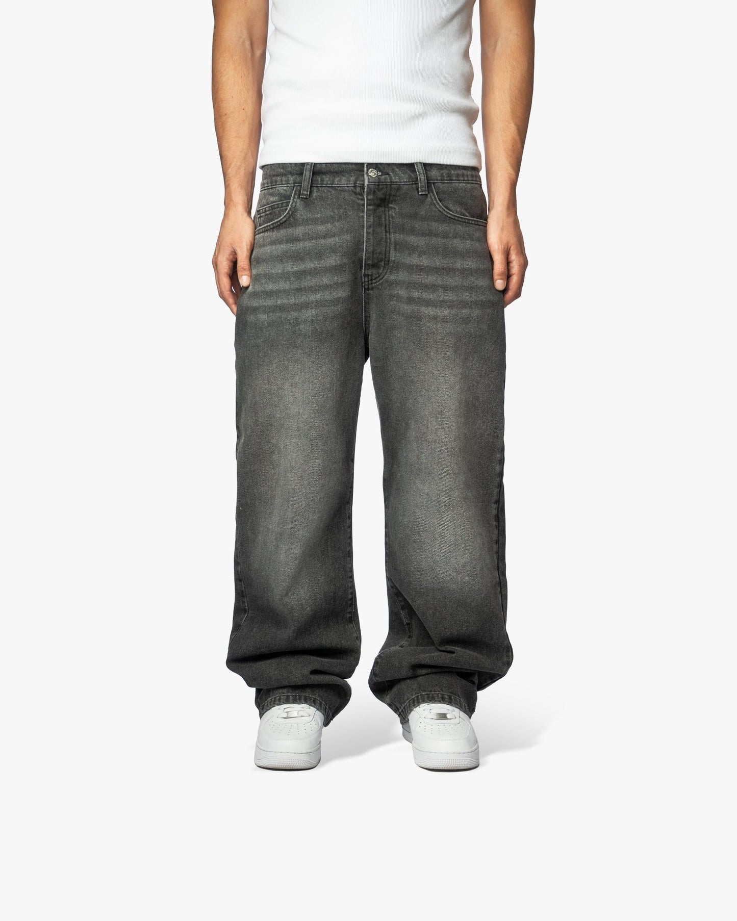 SUEDE HILLS® Denim "Phantom Black" with Print